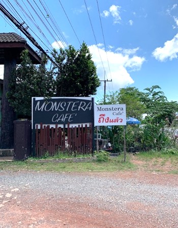 ร้าน Monstera Cafe’ trat