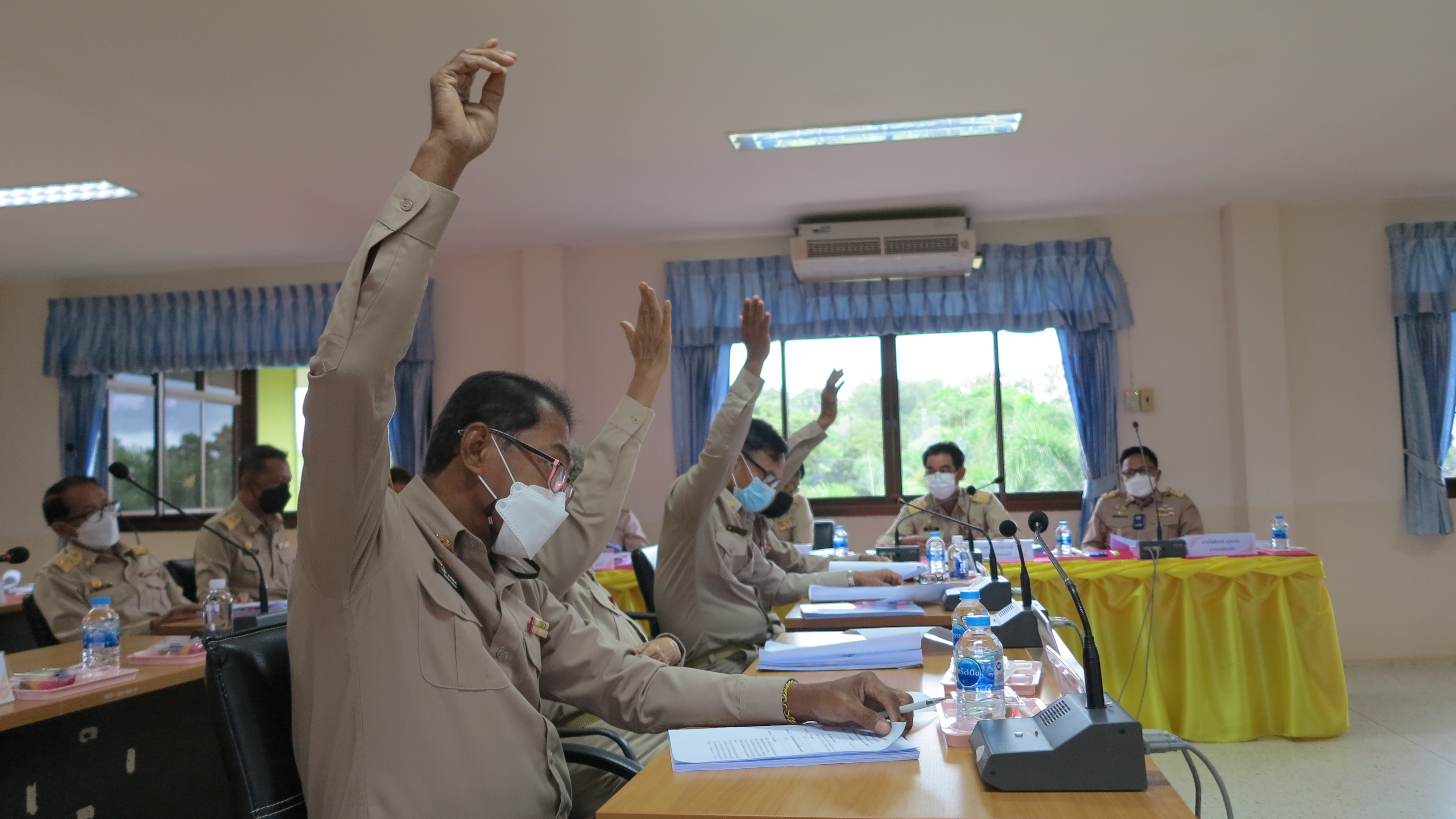 วันพุธที่ 15 กันยายน 2564 การประชุมสภาเทศบาล สมัยวิสามัญ สมัยที่ 3 ประจำปี 2564