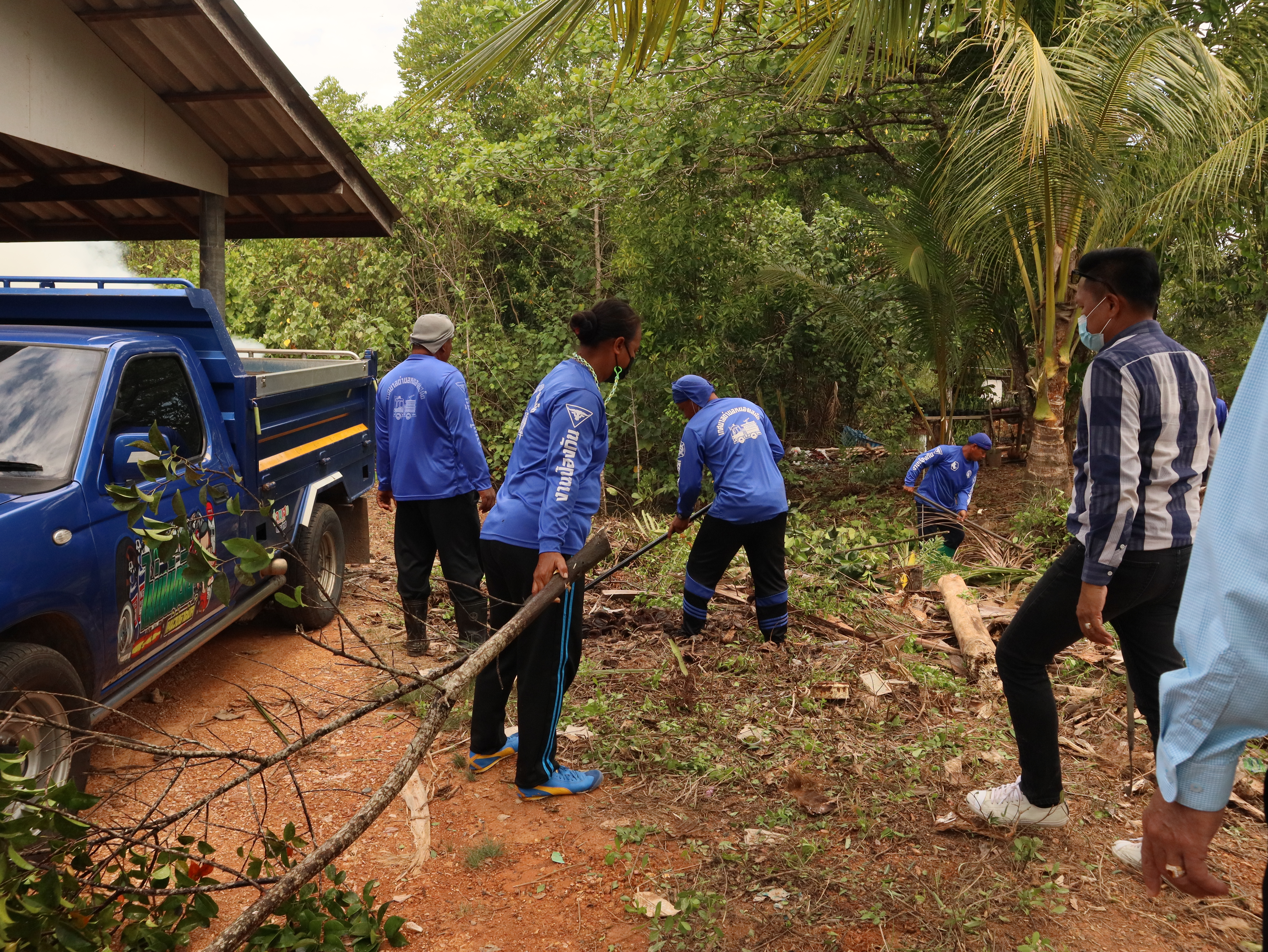 ปรับภูมิทัศน์ ซอยท้ายบ้าน หมู่ที่ 2 ตำบลหนองเสม็ด